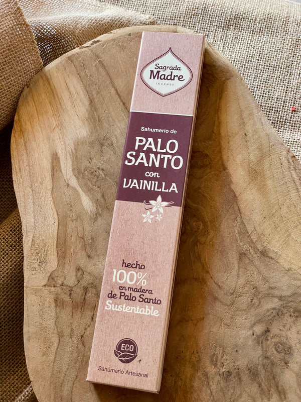 Incienso palo santo con vainilla